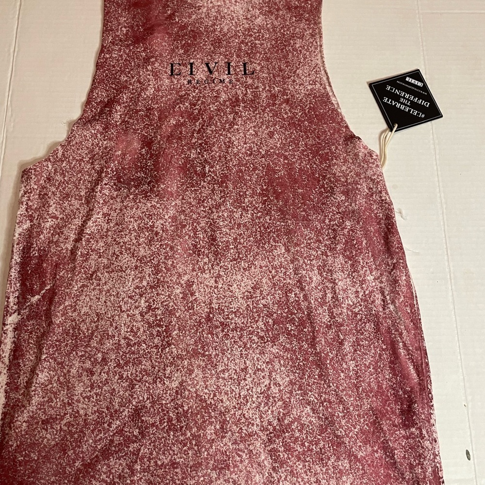 Civil Regime Red And White Tank Top